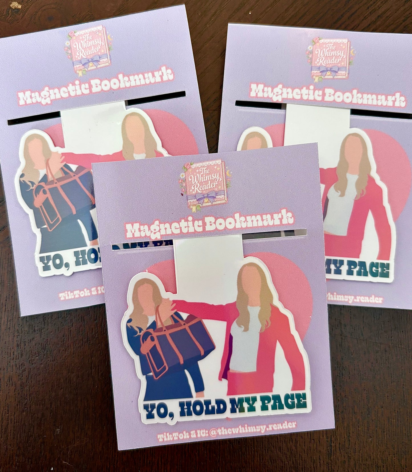 “Yo, Hold My Page” - Magnetic Bookmark